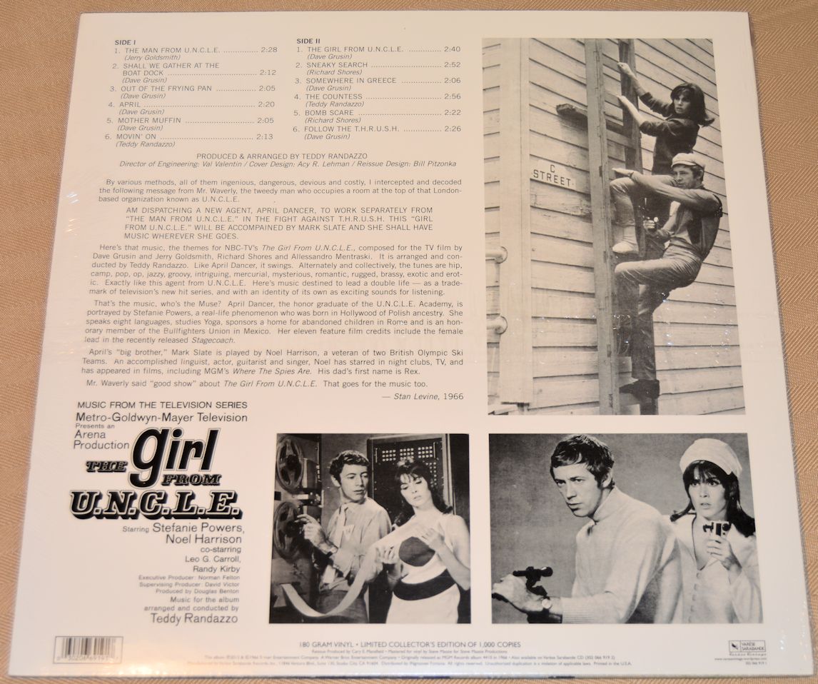 Various - Music From TV Series U.N.C.L.E.