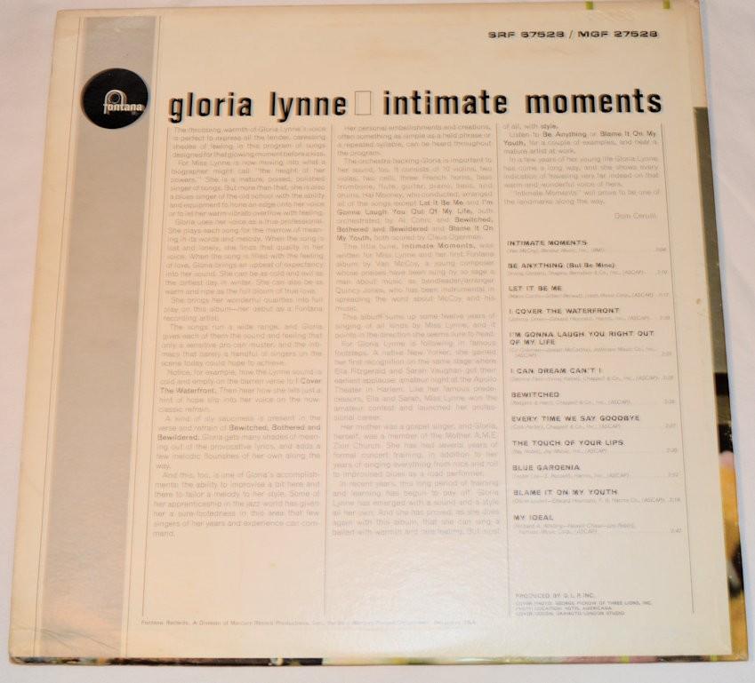 Lynne, Gloria - Intimate Moments