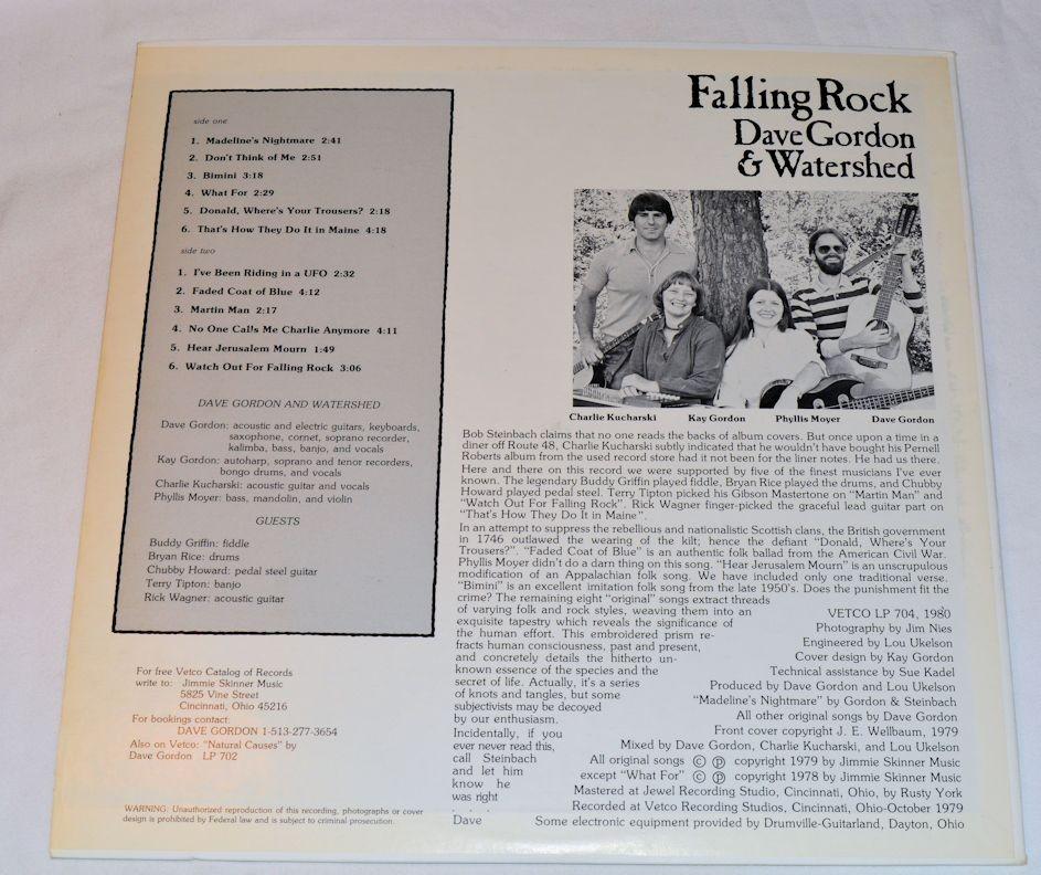 Gordon, Dave - Falling Rock
