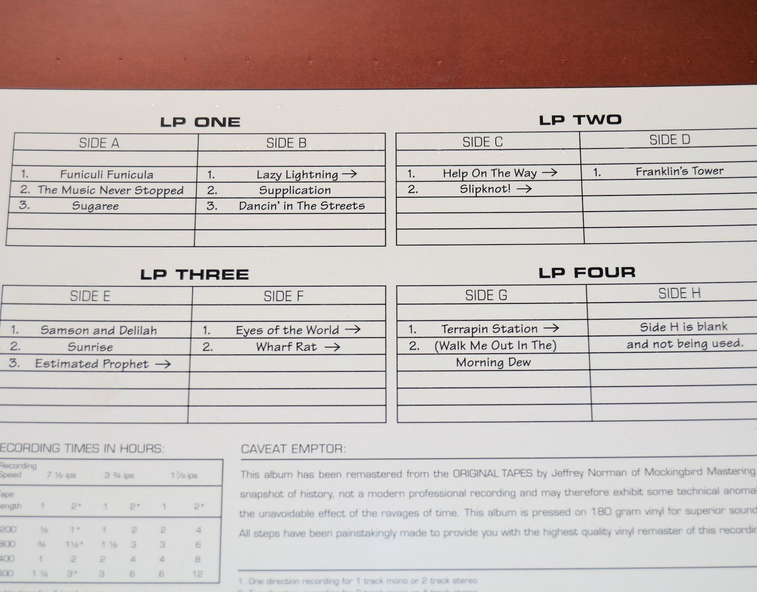 Grateful Dead - Dick's Picks Vol. 3