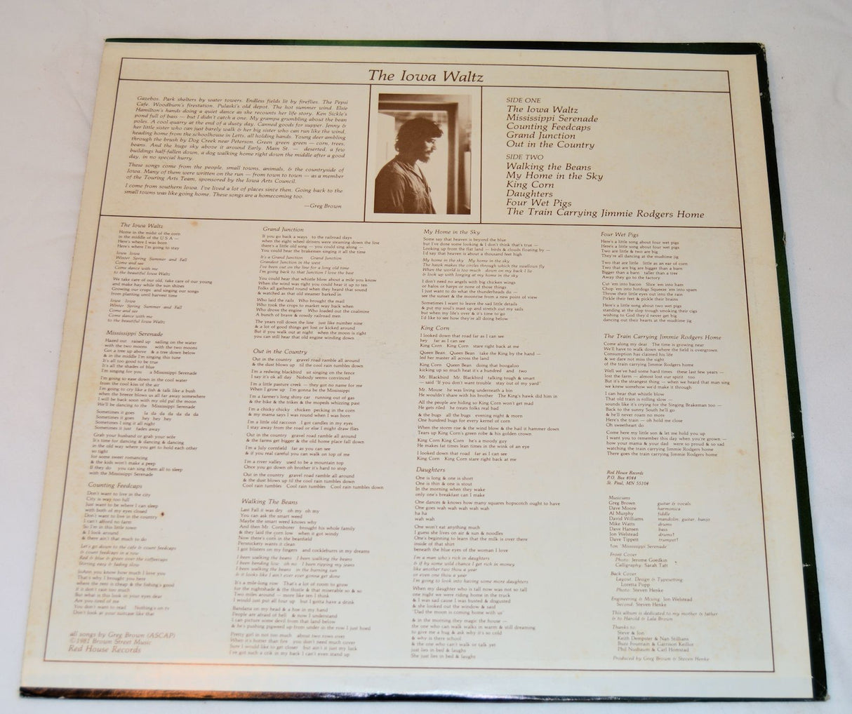 Brown, Greg - The Iowa Waltz