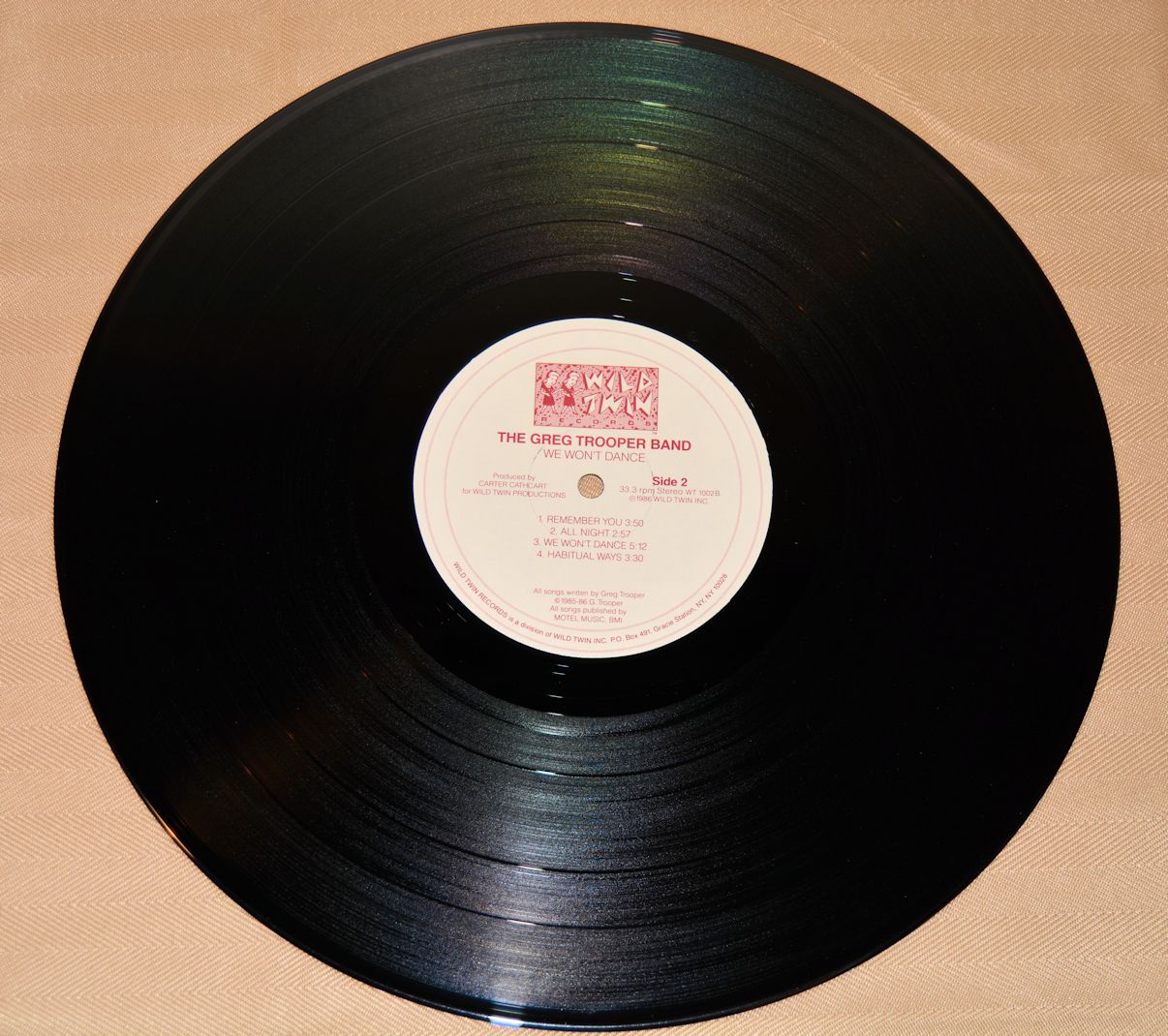 Trooper , Greg Band - We Won't Dance