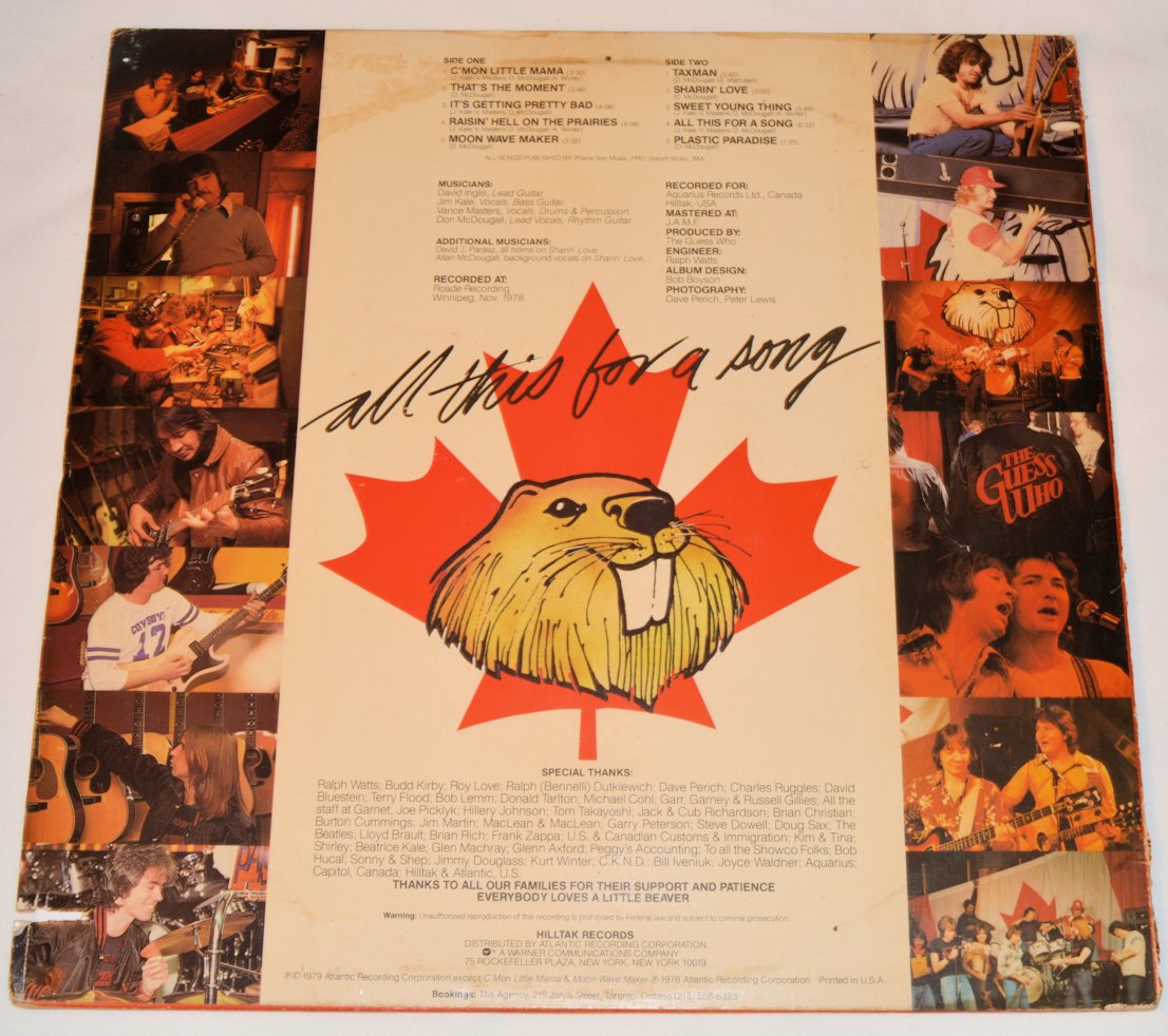 Guess Who, The - All This For A Song