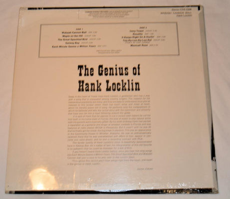 Locklin, Hank - Wabash Cannon Ball