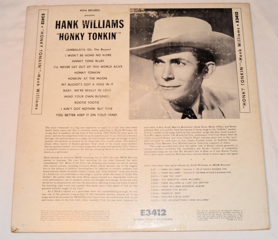 Williams, Hank - Honky-Tonkin