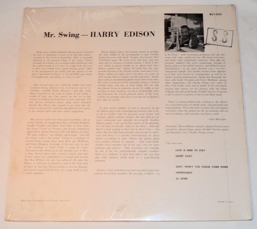Edison, Harry - Mr Swing