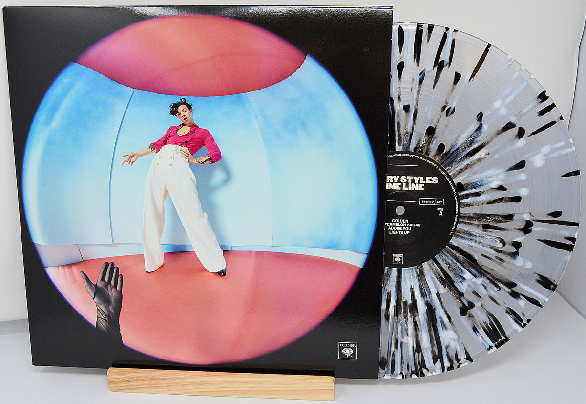 Styles, Harry Fine Line, Vinyl Record Album LP, Splatter Black White