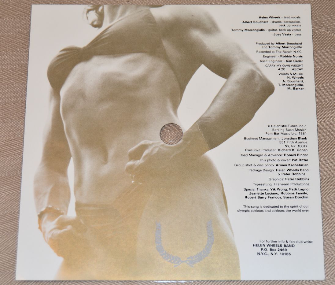 Wheels, Helen Band - Carry My Own Weight