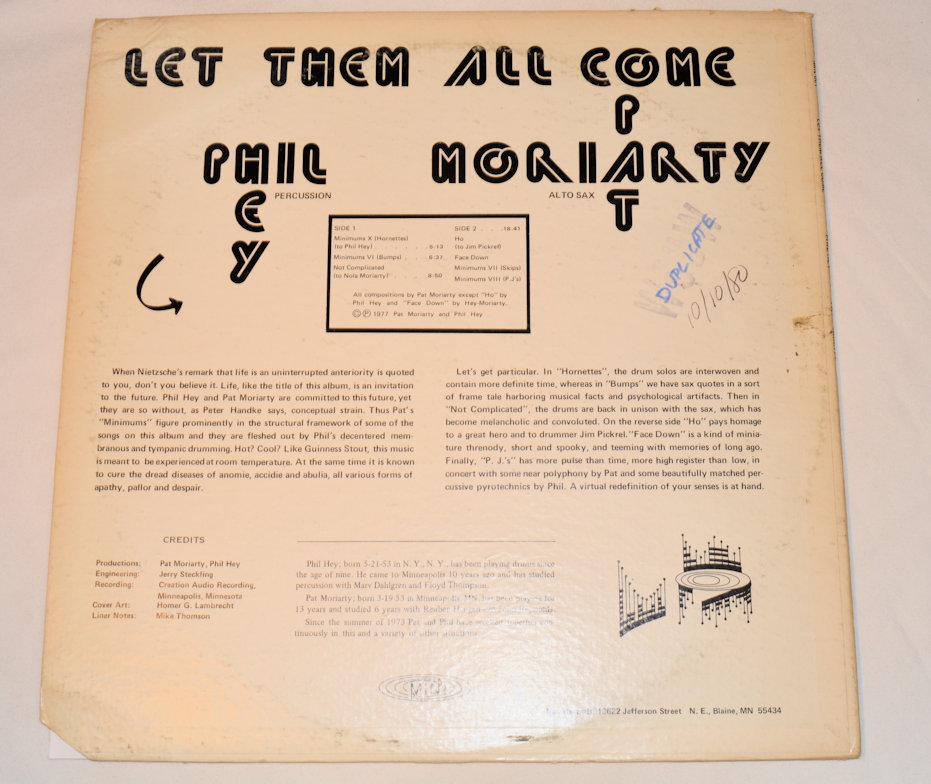 Hey / Moriarty - Let Them All Come