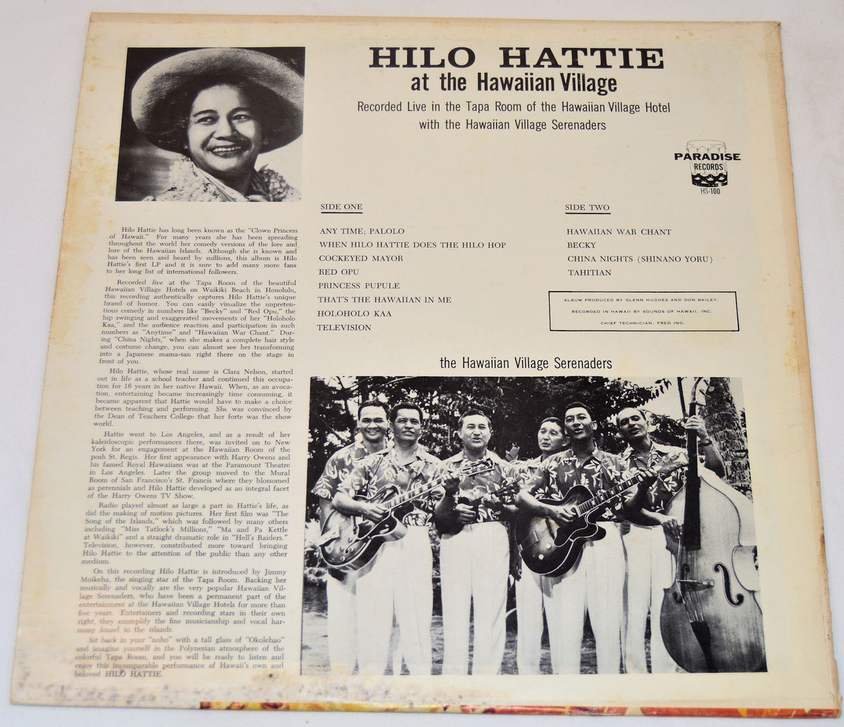 Hattie, Hilo - At The Hawaiian Village