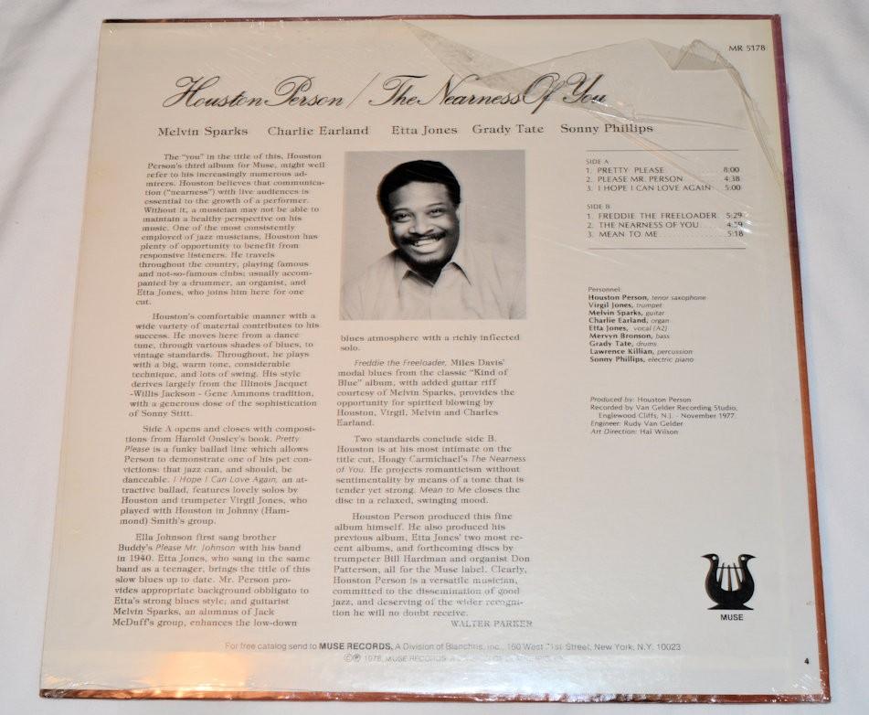 Person, Houston - Nearness Of You