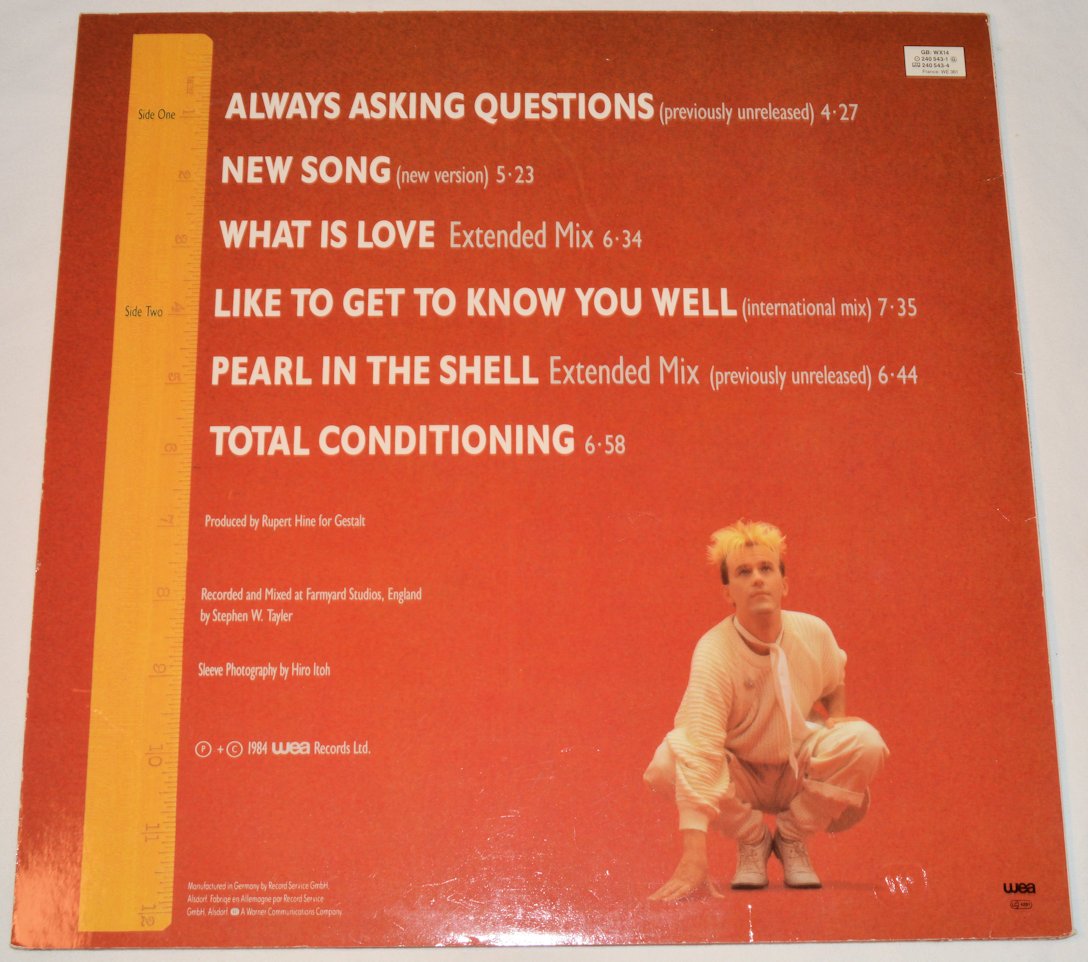 Jones, Howard - 12" Ablum