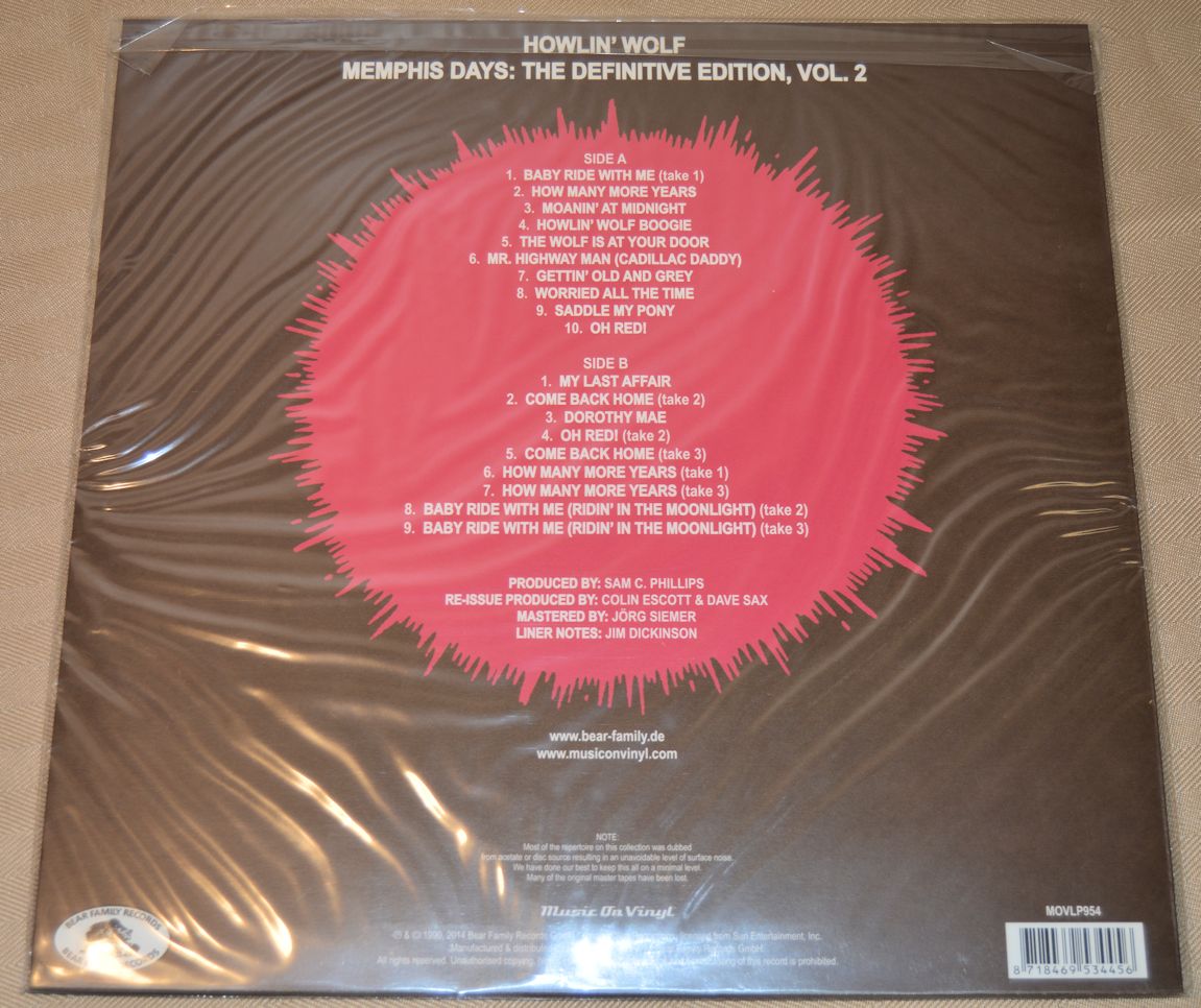 Howlin' Wolf - Memphis Days: The Definitive Edition Vol. 2