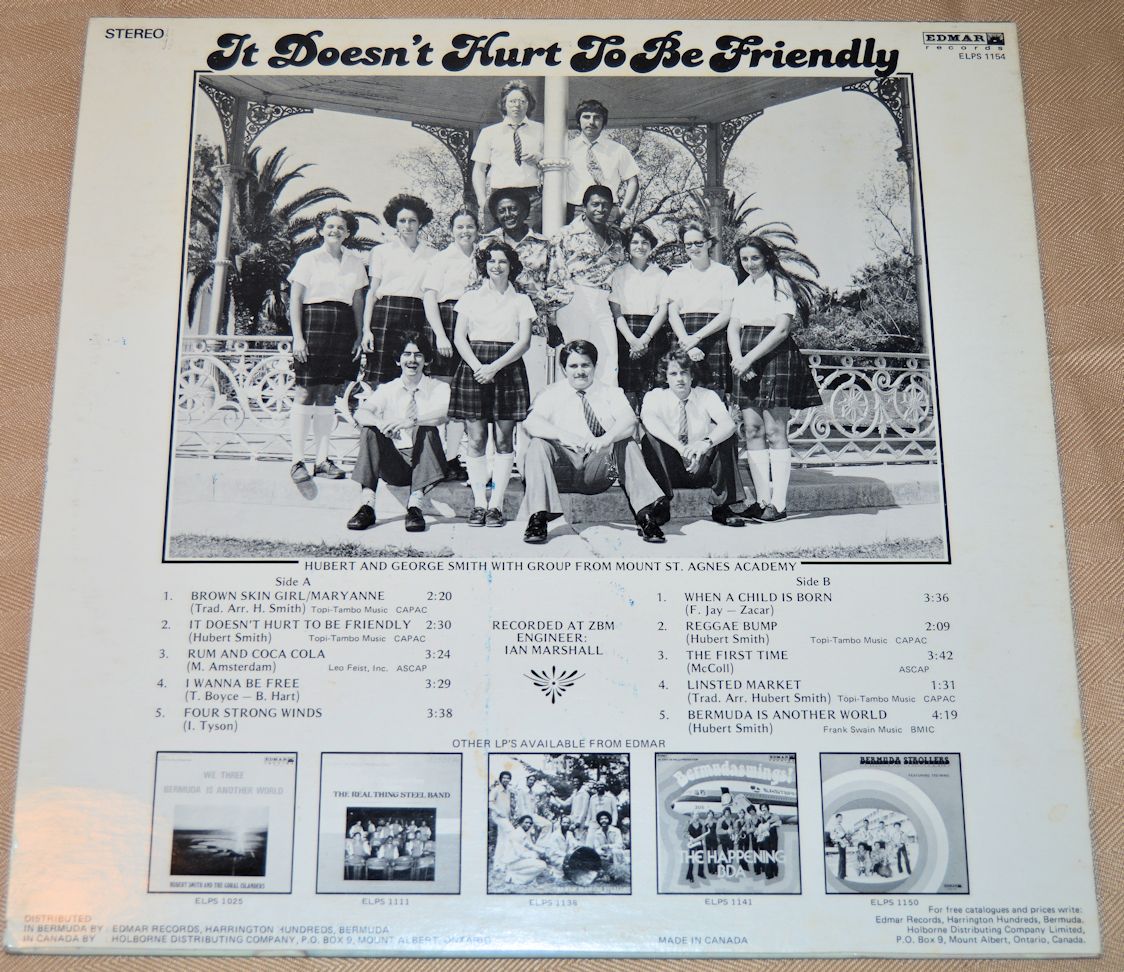 Smith, Hubert - It Doesn't Hurt To Be Friendly