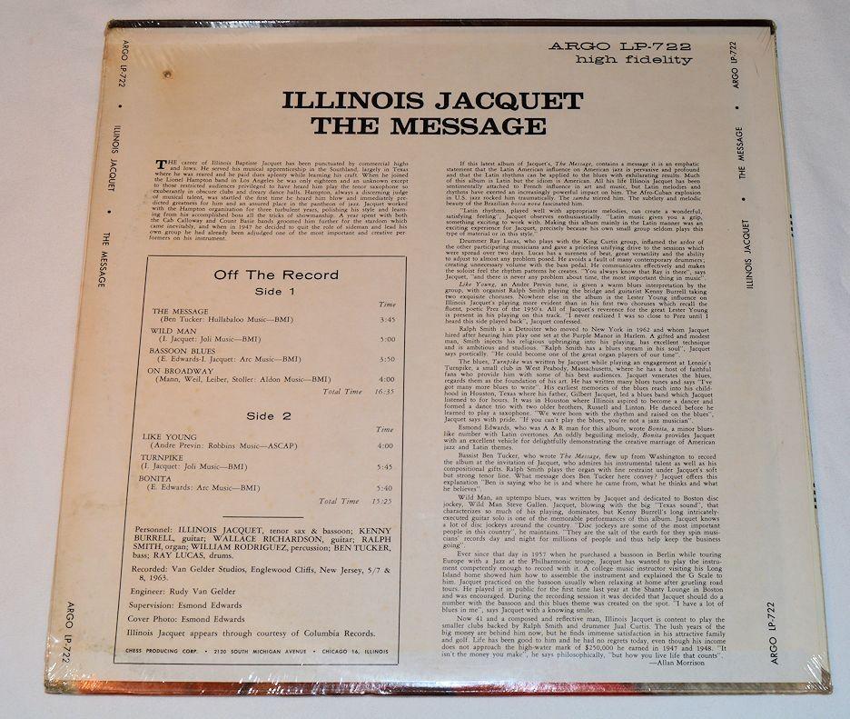Jacquet, Illinois - The Message