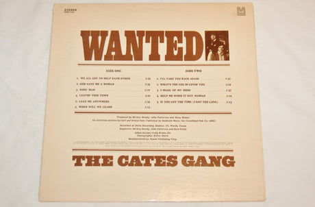 Cates Gang, The - Wanted