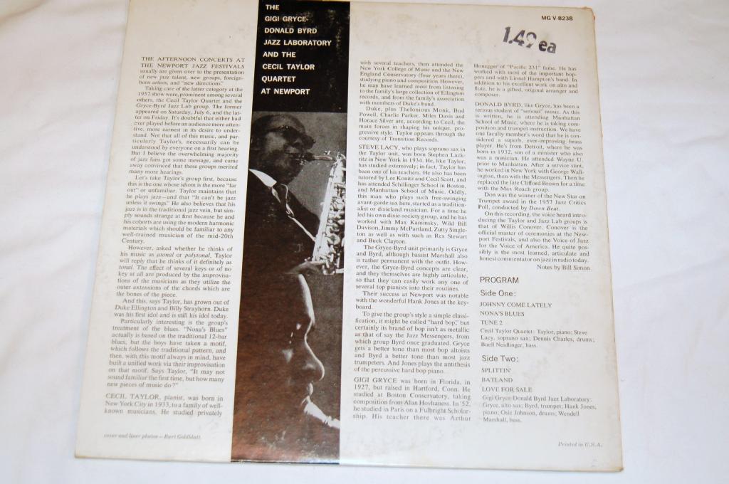 Gryce, Byrd, Taylor - At Newport