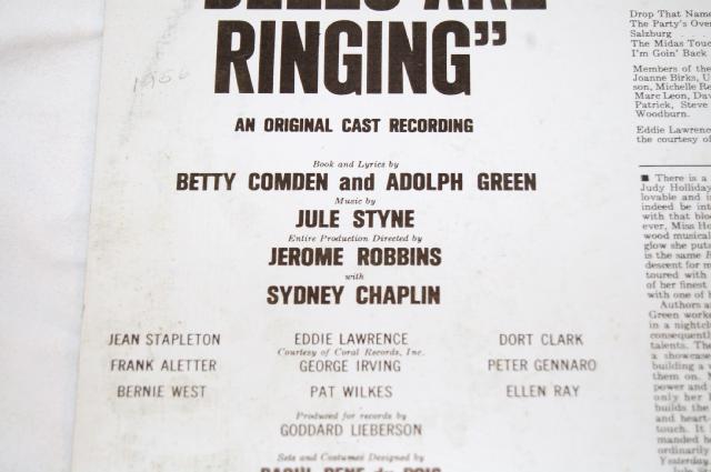 Bells Are Ringing - Original Cast - 1959 Judy Holliday