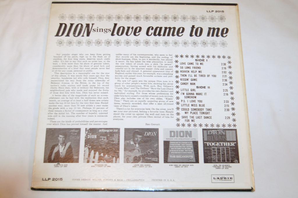 Dion - Love Came To Me