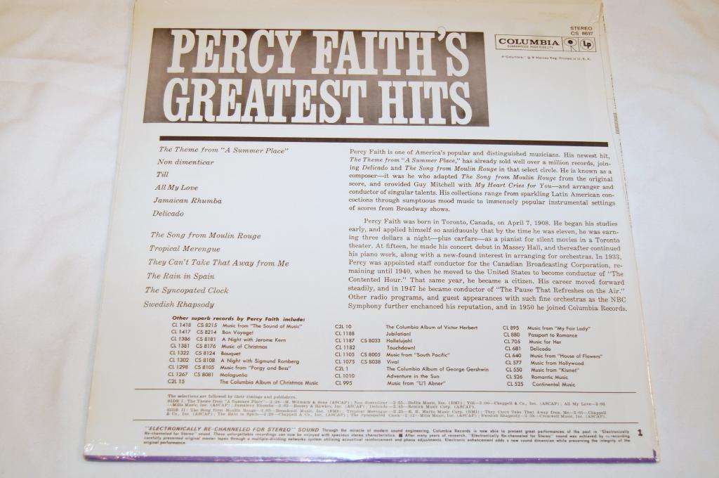 Faith, Percy - Greatest Hits