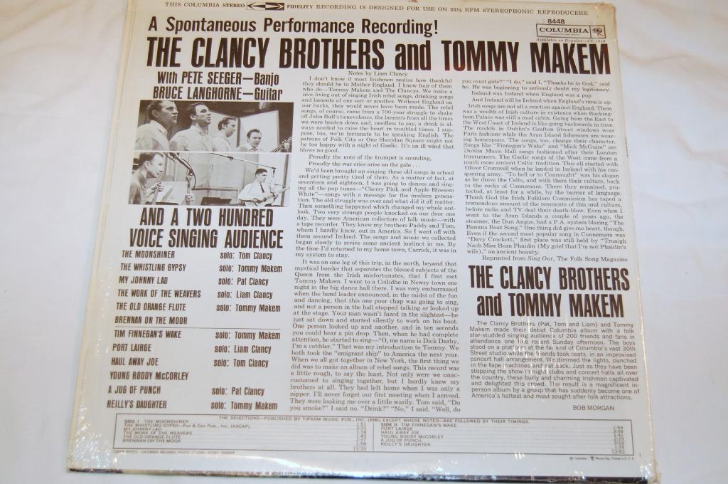 Clancy Brothers - A Spontaneous Recording