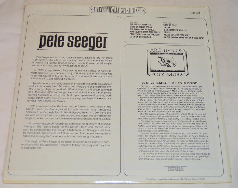 Seeger, Pete - Archive of Folk