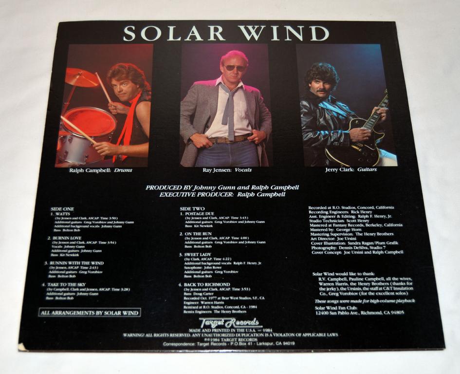 Solar Wind - Runnin With The Wind