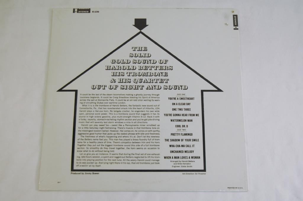 Betters, Harold - Out Of Sight & Sound