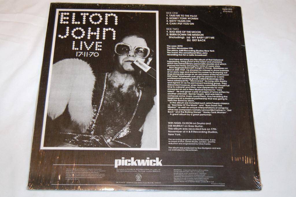 John, Elton - Live 17-11-70