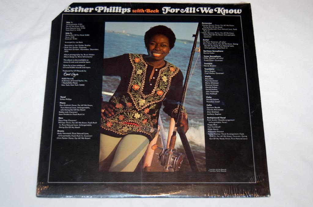 Philips, Esther - For All We Know