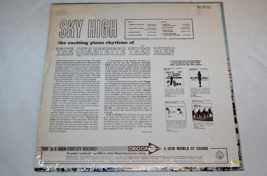 Quartette Tres Bien, The - Sky High