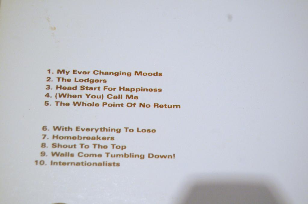 Style Council, The - Home & Abroad