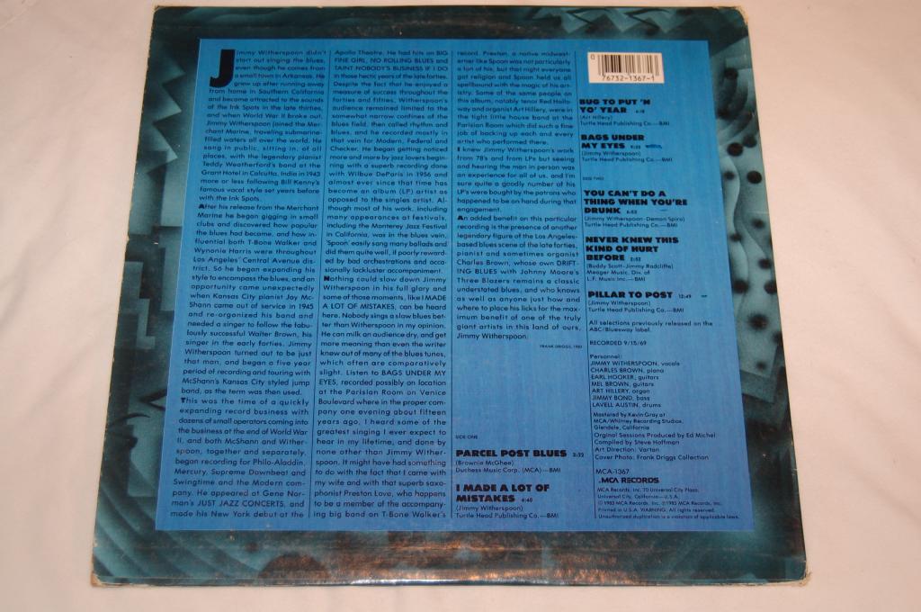 Witherspoon, Jimmy - Jimmy's Blues