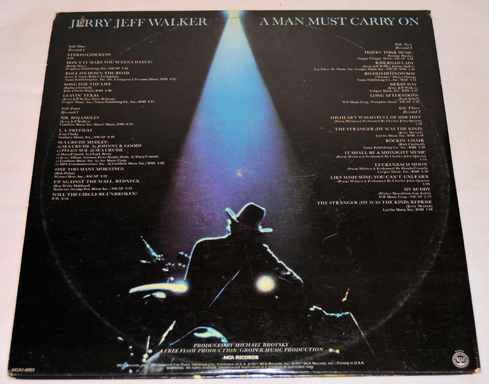 Walker, Jerry Jeff - A Man Must Carry On