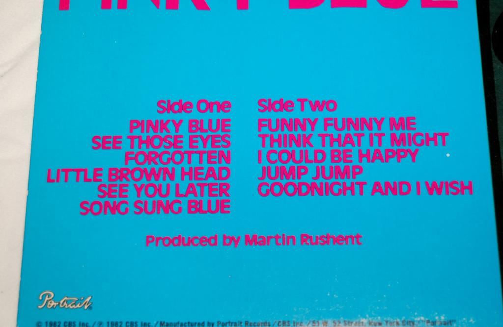 Altered Images - Pinky Blue