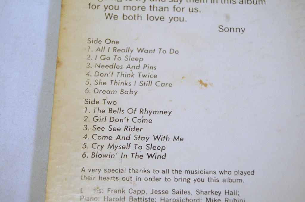 Cher - All I Really Want To Do