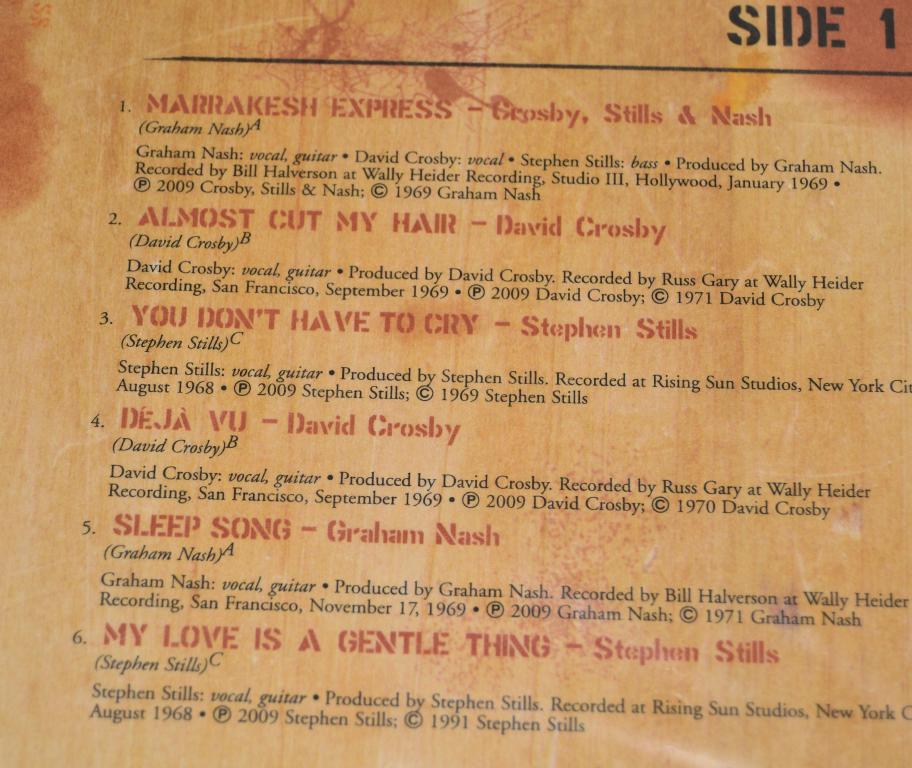 Crosby, Stills & Nash - Demos