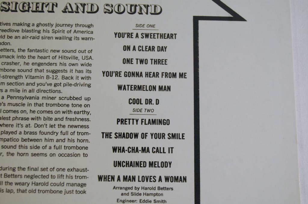 Betters, Harold - Out Of Sight & Sound