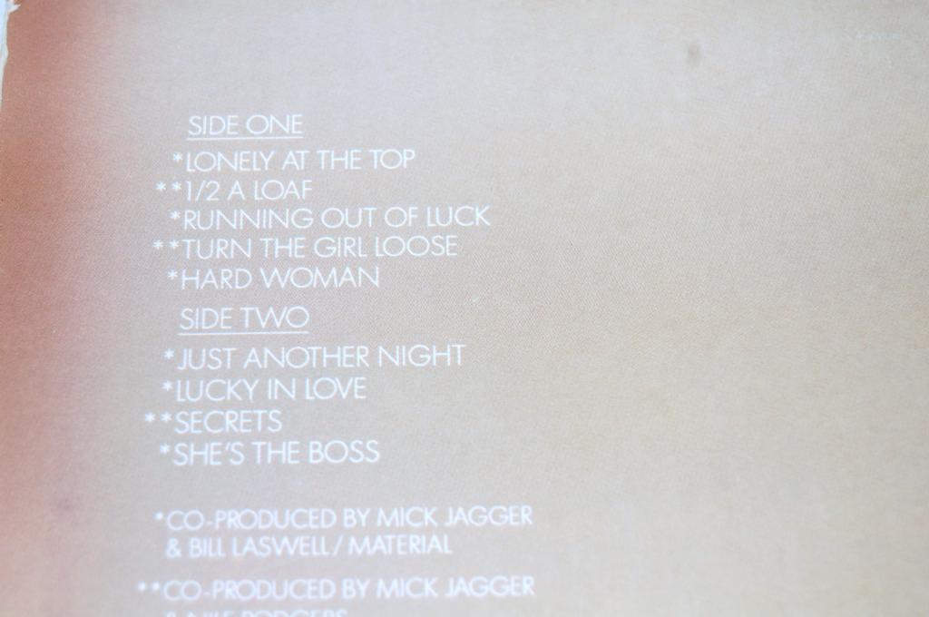 Jagger, Mick - She's The Boss