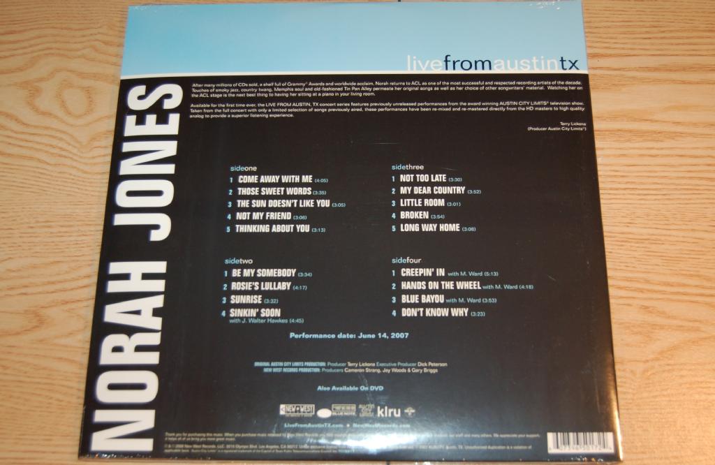 Jones, Norah - Live From Austin TX