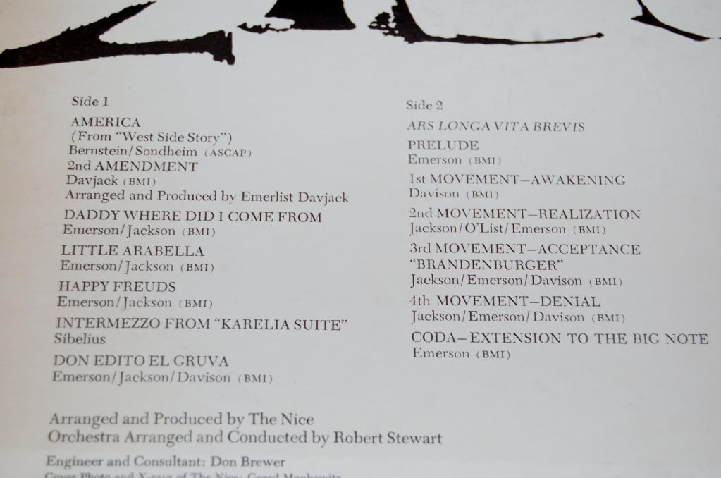 Nice, The - Ars Longa Vita Brevis