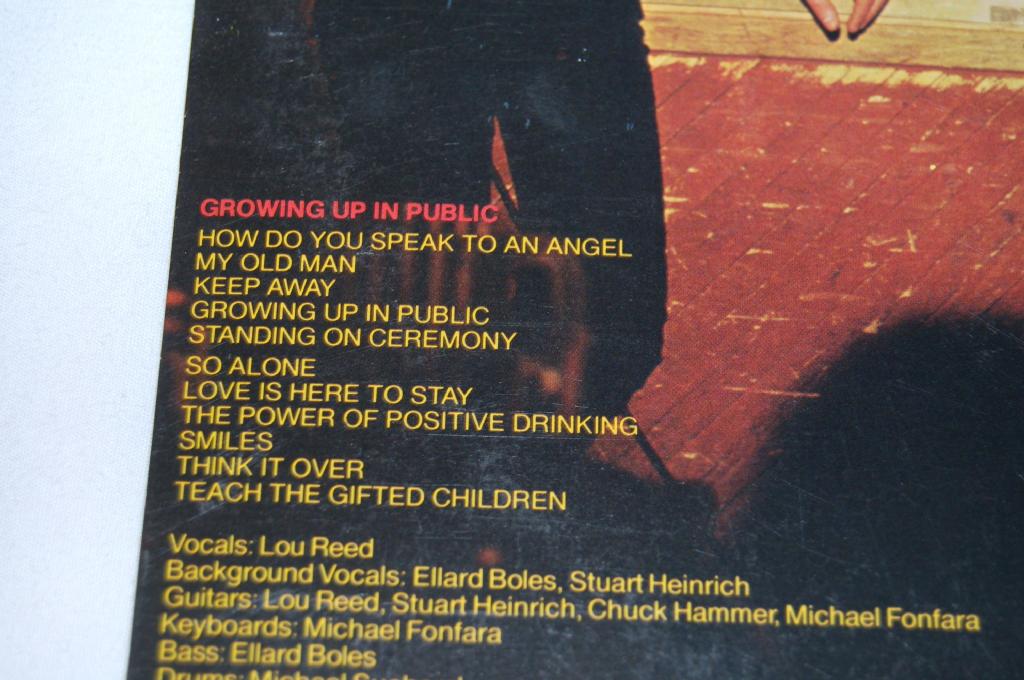 Reed, Lou - Growing Up In Public