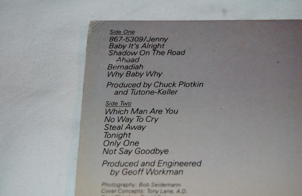 Tutone, Tommy - Tommy Tutone 2