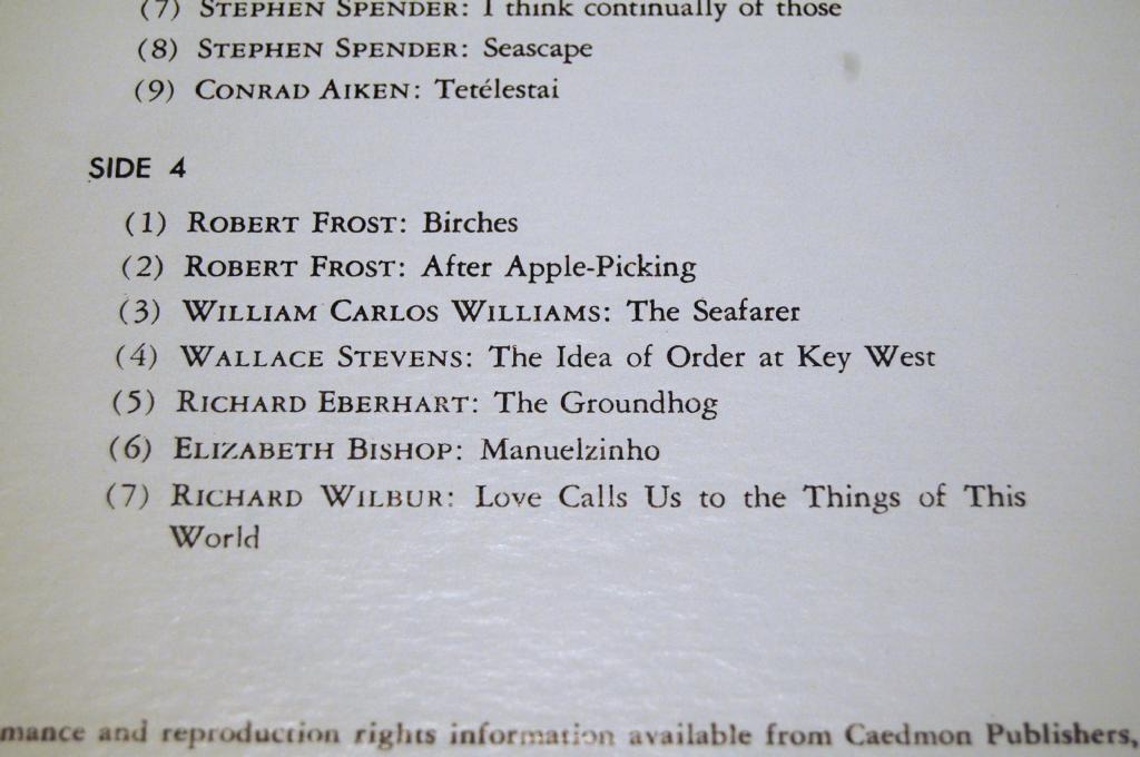 Various - Caedmon Treasury Of Modern Poets