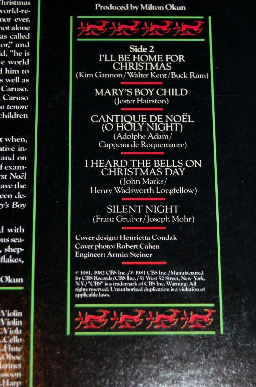 Domingo, Placido - Christmas With