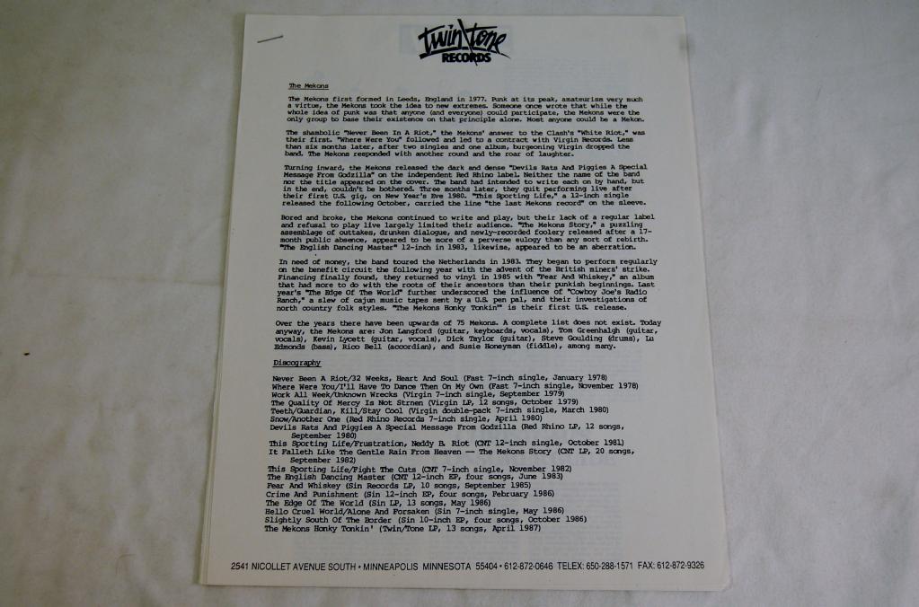 Mekons, The - Honky Tonkin'