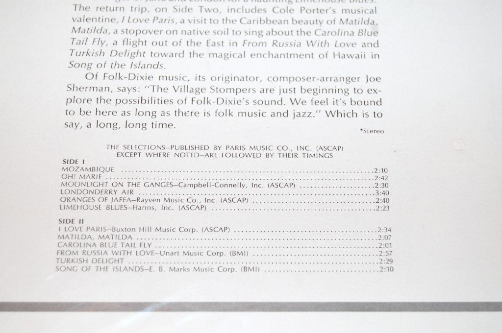 Village Stompers - Around The World With