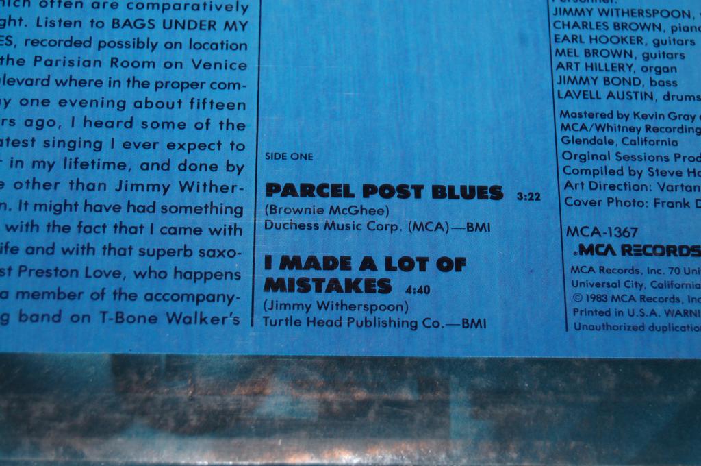 Witherspoon, Jimmy - Jimmy's Blues