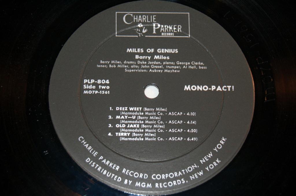 Miles, Barry - Miles Of Genius