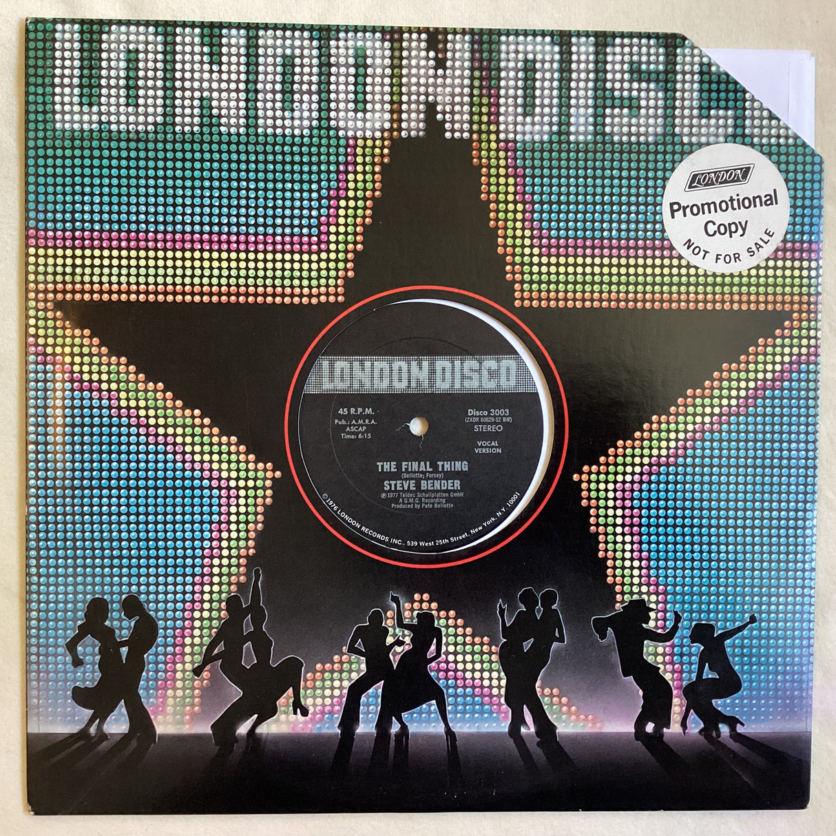 Bender, Steve - The Final Thing